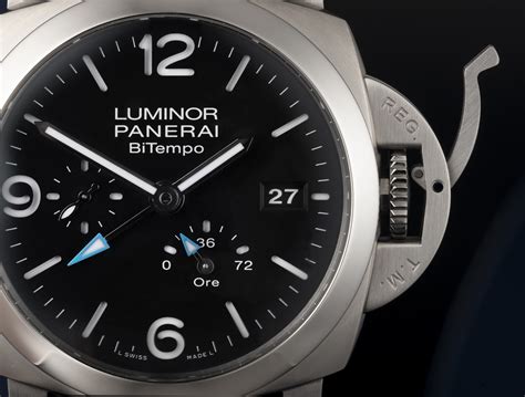 panerai luminor watch bitempo pam01360|panerai luminor bitempo pam01360.